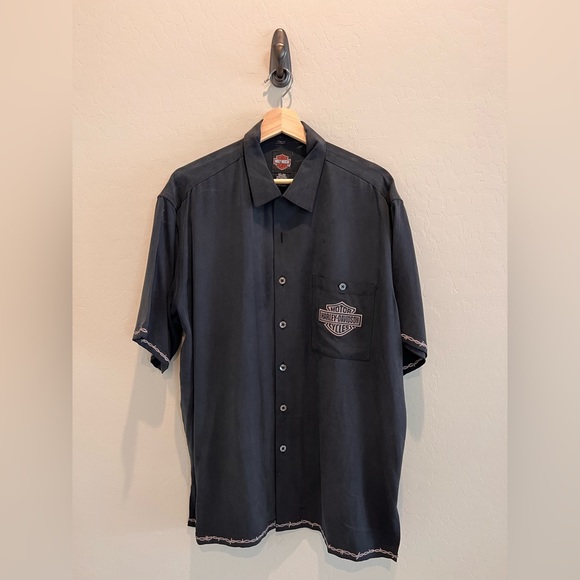 Harley Davidson Button Up Shirt - Picture 2 of 2